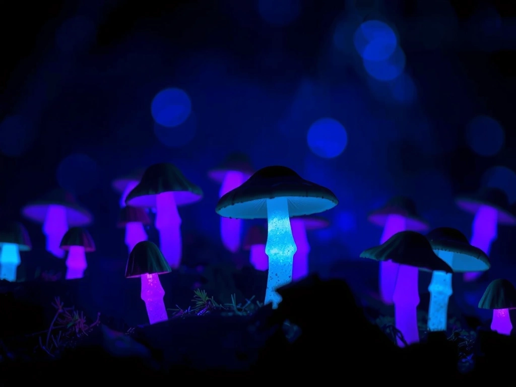 Aether-Gardens mushroom forest detail